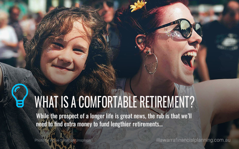 Achieving a comfortable retirement